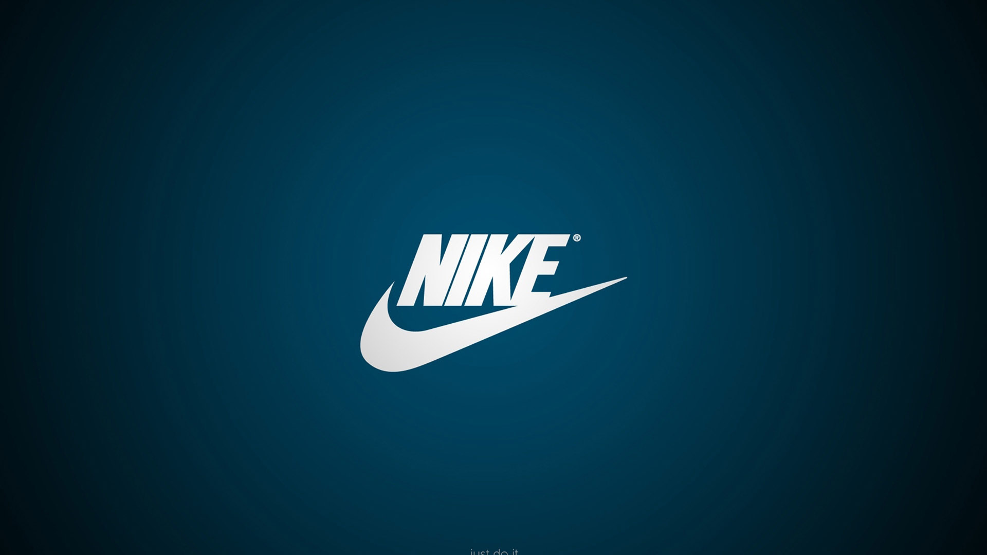Nike Symbol In Blue Wallpaper 2K Nike