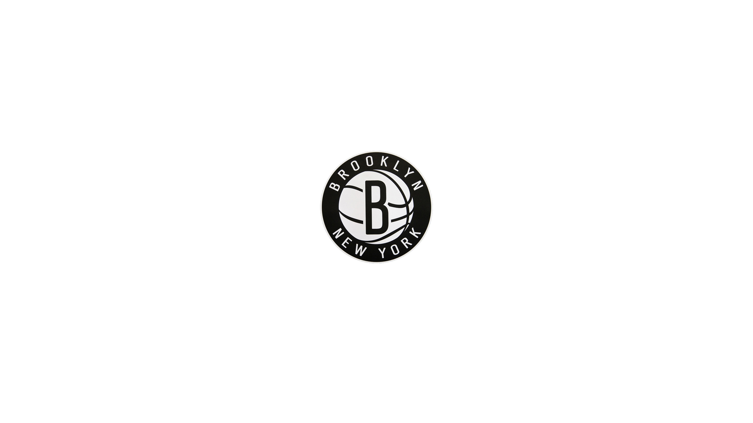 White Wallpaper Badge Basketball Crest Emblem Logo NBA 2K Brooklyn Nets