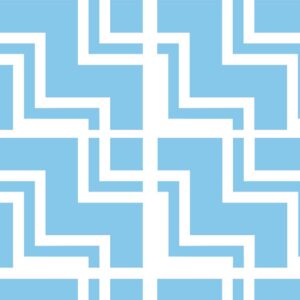 White Blue 2K Abstract