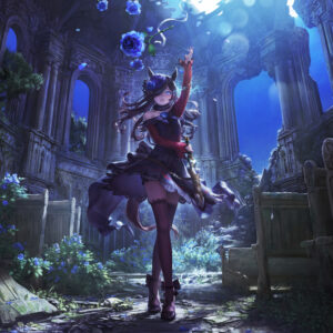 Anime Girl Red Black Dress K 2K Anime Girl